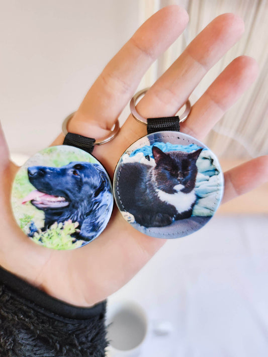 Personlig nyckelring med ditt foto