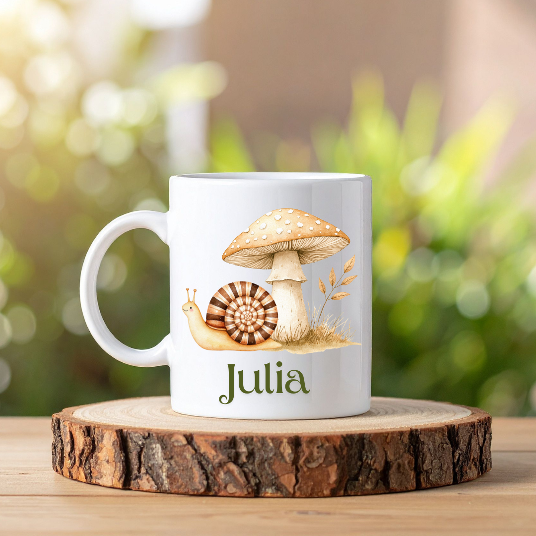 Boho djur mugg | Personlig mugg med namn