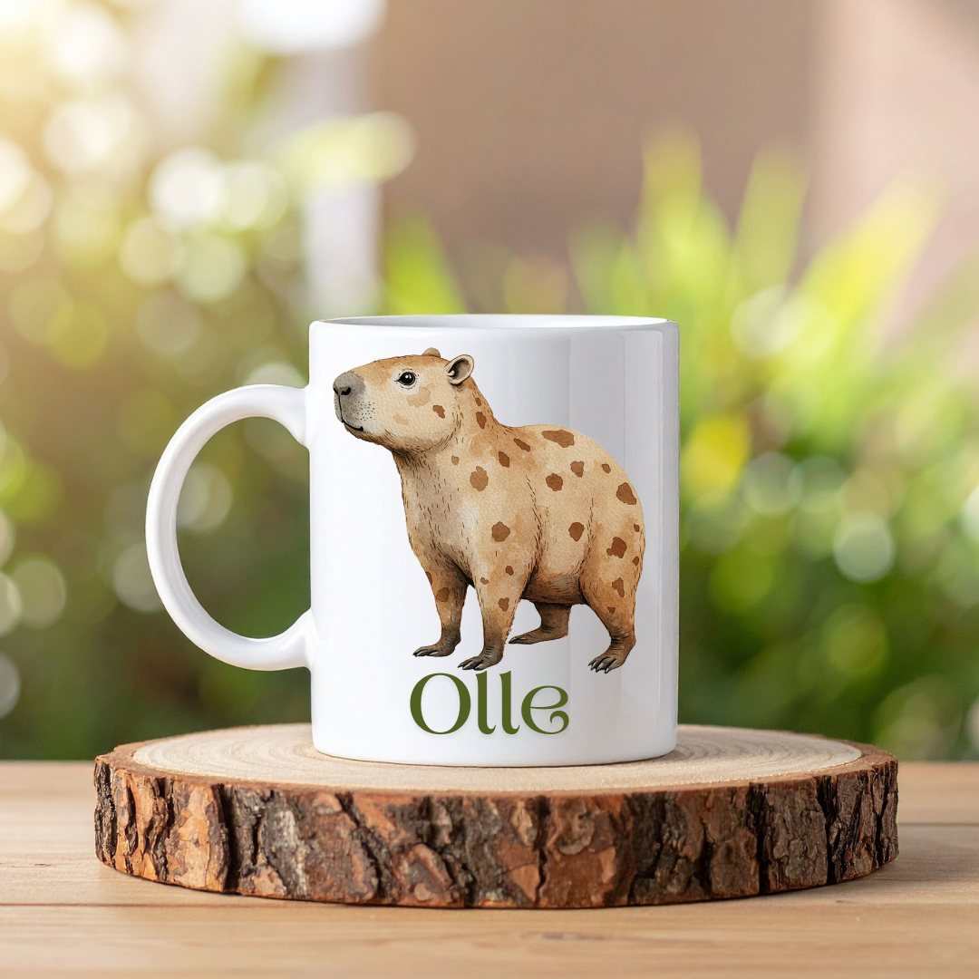 Boho djur mugg | Personlig mugg med namn