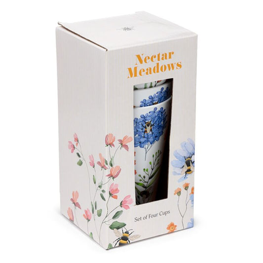 4 - pack muggar, Nectar Meadows - Fluflu Handgjorda Smycken & Design