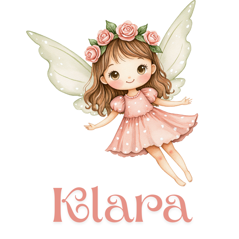 Pink Fairy Forest mugg | Personlig mugg med namn