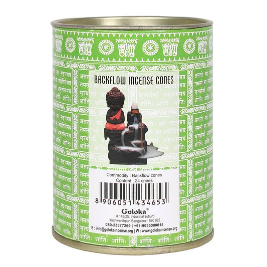 Goloka Jasmine Backflow Rökelsekoner 24 pack