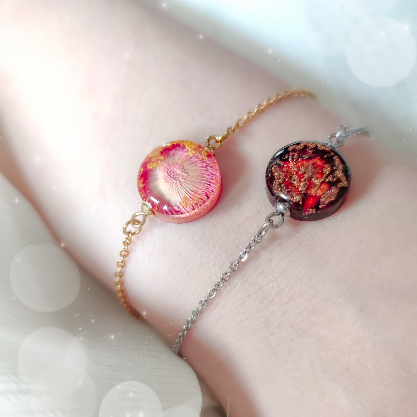 Bärnsten från himlen, armband - Fluflu Handgjorda Smycken & Design