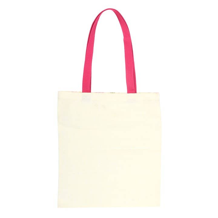 KOMMER SNART Tygväska med blommönster daisy & duck