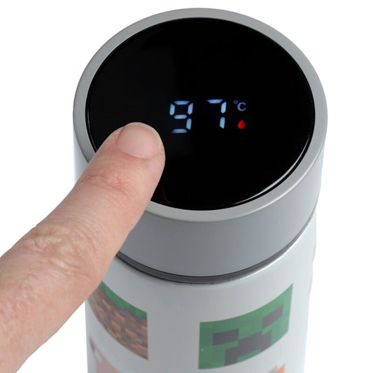 Minecraft Termosflaska med digital display - Fluflu Handgjorda Smycken & Design