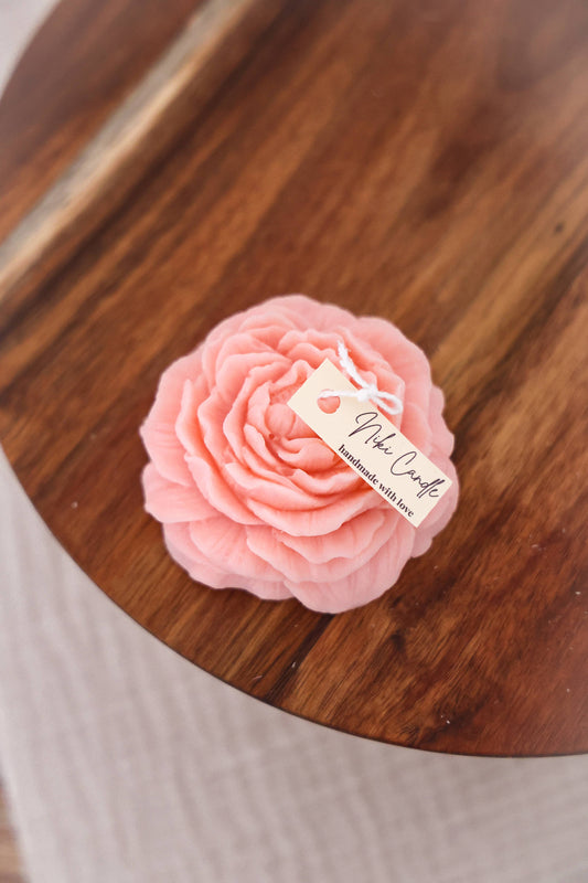 Pion - ljus i rapsvax - Fluflu Handgjorda Smycken & Design