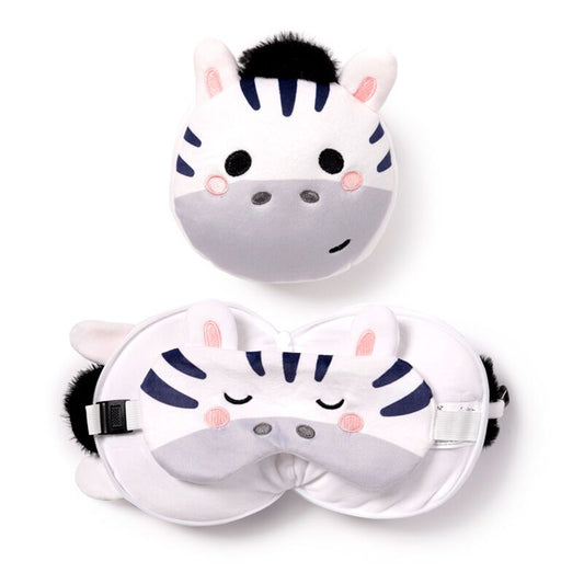 Sovmask och kudde i ett – Zebra - Fluflu Handgjorda Smycken & Design
