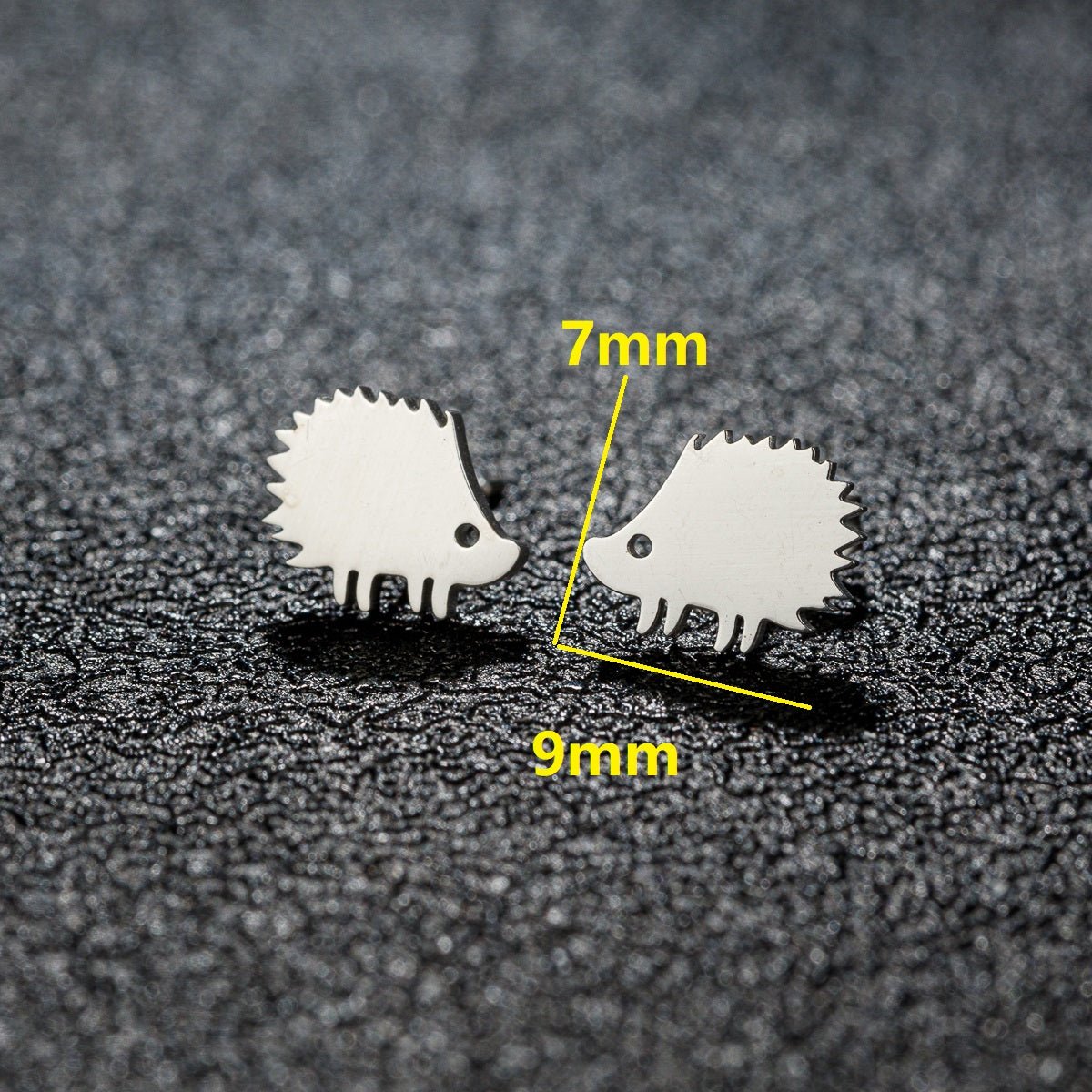 Stiftörhängen igelkott - Fluflu Handgjorda Smycken & Design