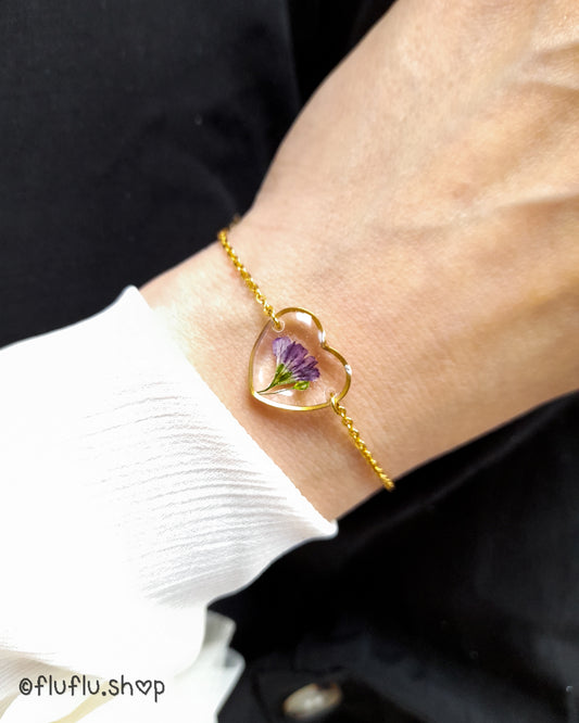 Armband med grusnejlika - Fluflu Handgjorda Smycken & Design