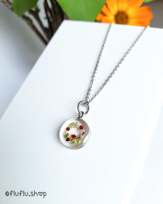 Herbarium-krans, runt - Fluflu Handgjorda Smycken & Design