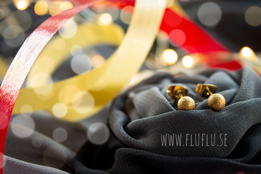 Stålörhängen pärlor - Fluflu Handgjorda Smycken & Design