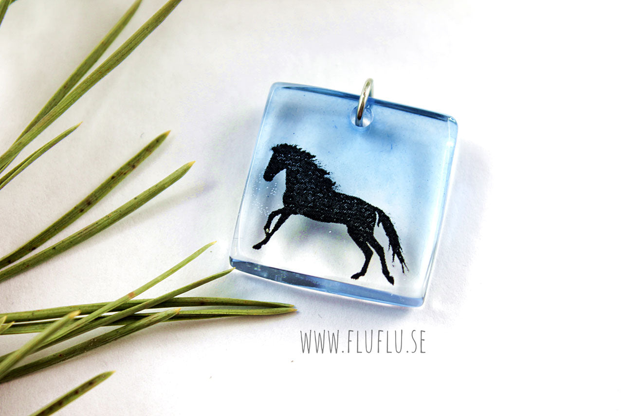 Djur med dimmeffekt, hänge - Fluflu Handgjorda Smycken & Design