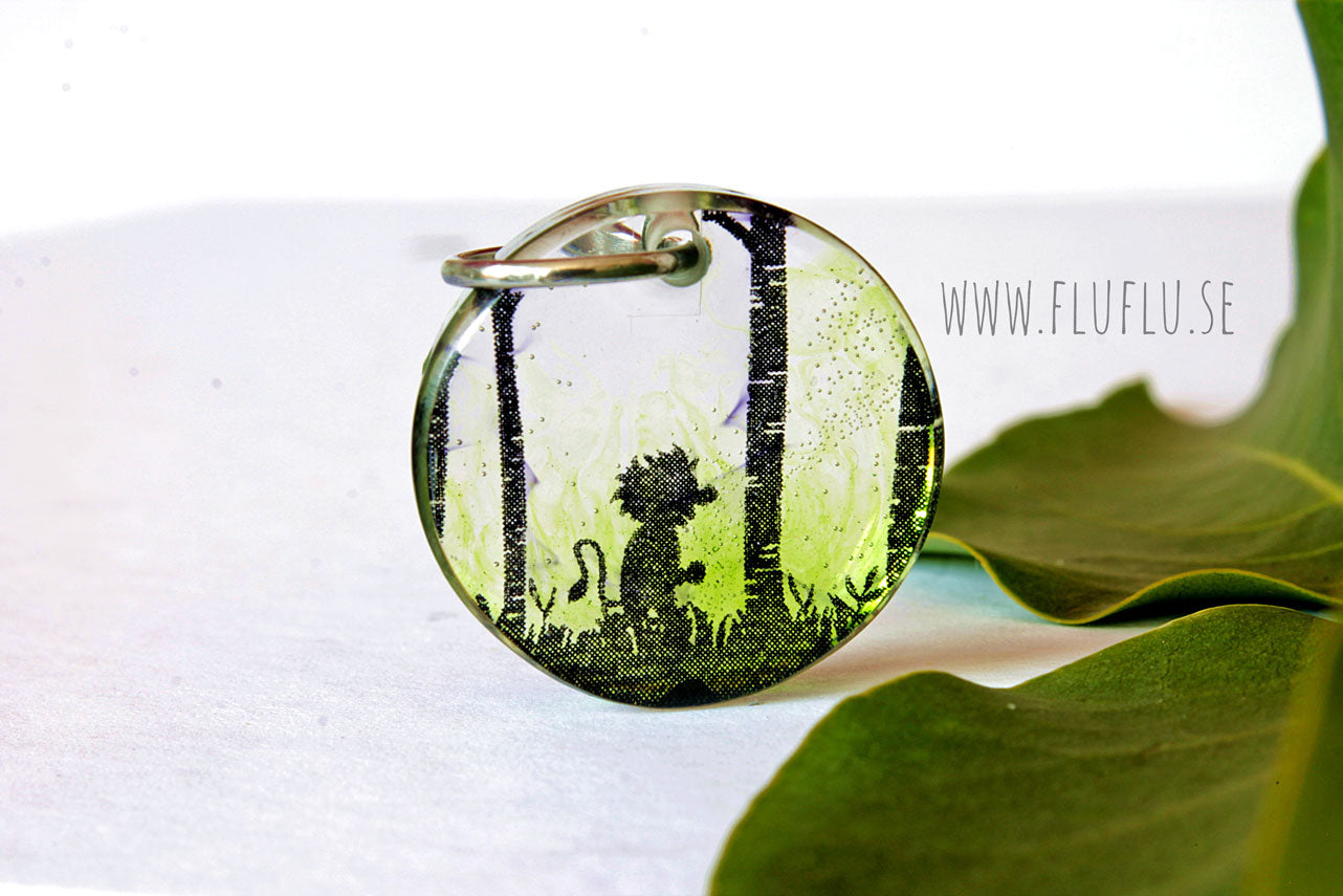 Troll i skogen, hänge - Fluflu Handgjorda Smycken & Design