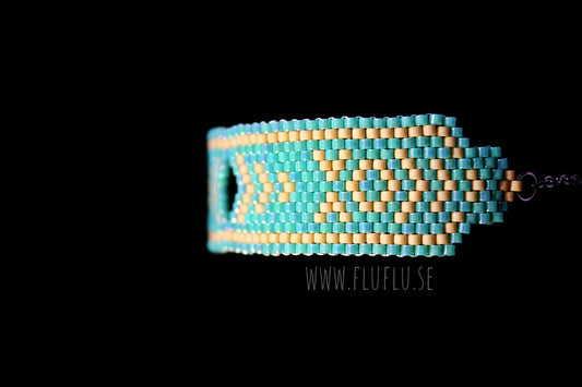 Turquoise armband - Fluflu Handgjorda Smycken & Design
