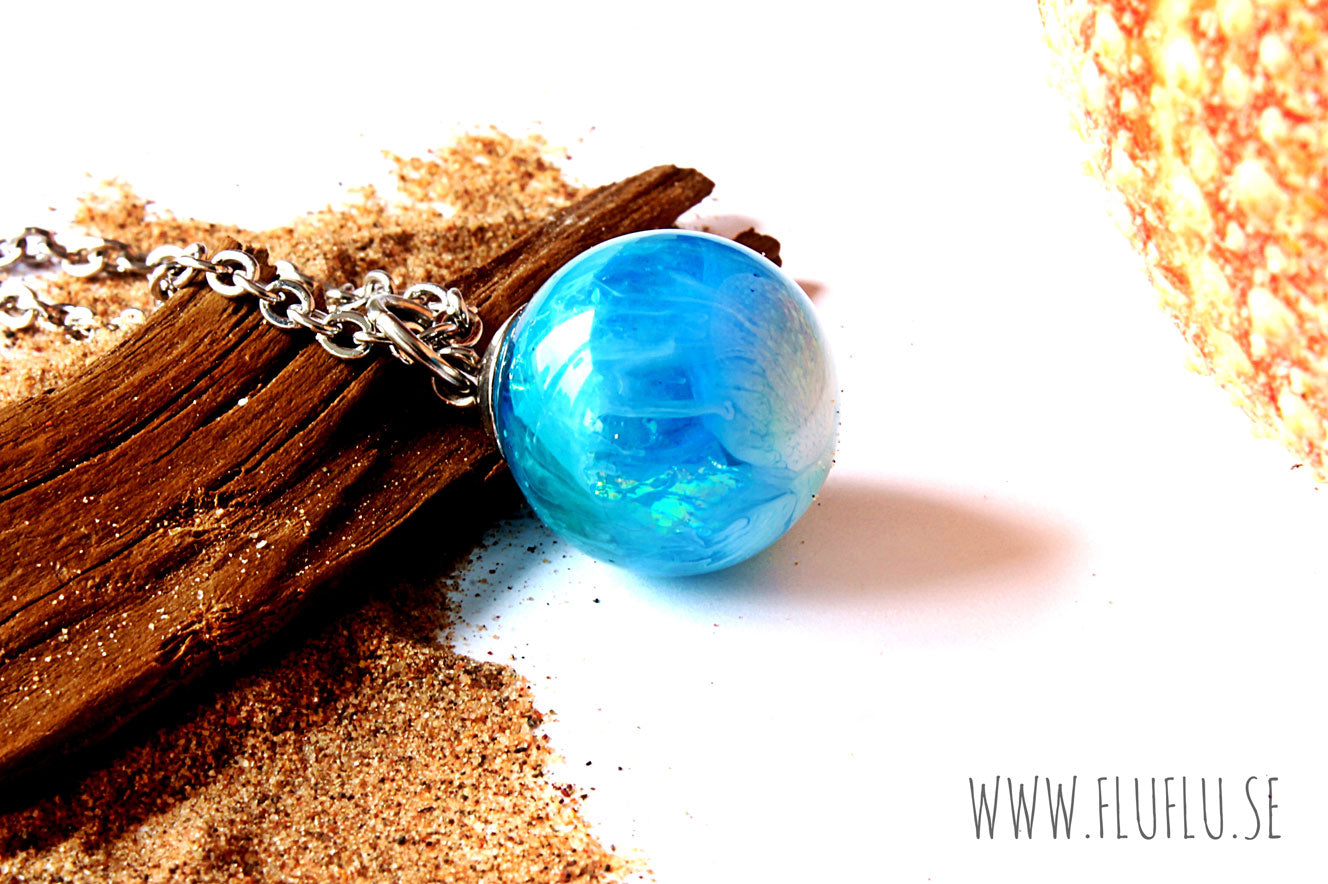 Havet i pärla, silver - Fluflu Handgjorda Smycken & Design