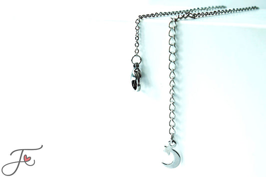 Kedja av rostfritt stål, tunn - Fluflu Handgjorda Smycken & Design