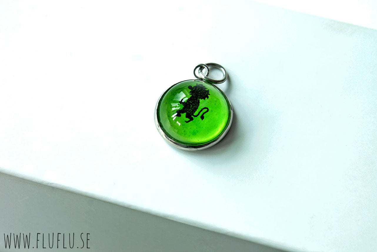 Troll i cabochonhänge - Fluflu Handgjorda Smycken & Design