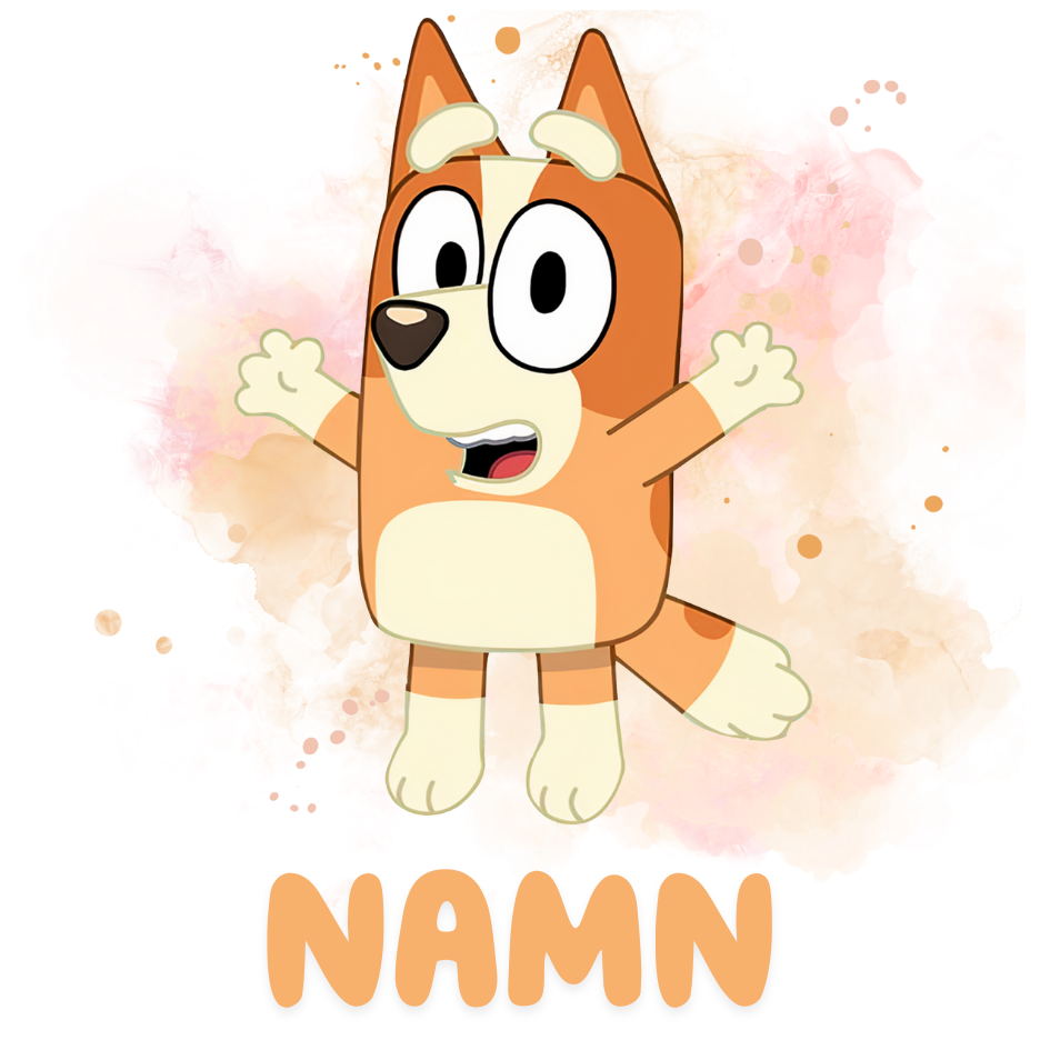 Personlig Bluey-mugg | Personlig mugg med namn