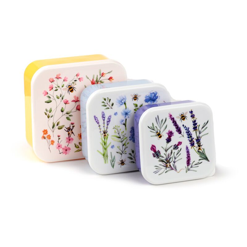 3 - pack matlådor, Nectar Meadows - Fluflu Handgjorda Smycken & Design