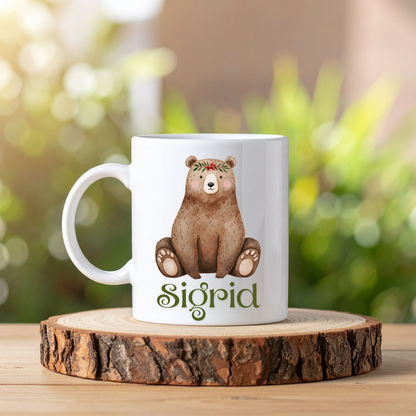 Boho djur mugg | Personlig mugg med namn
