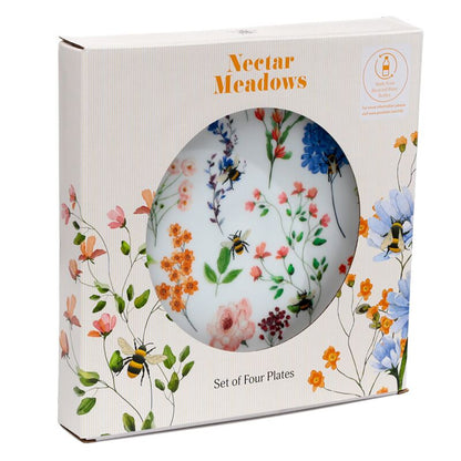 4 - pack tallrikar, Nectar Meadows - Fluflu Handgjorda Smycken & Design