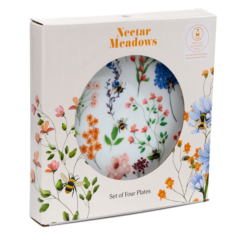 4 - pack tallrikar, Nectar Meadows - Fluflu Handgjorda Smycken & Design