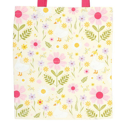Tygväska med blommönster daisy & duck