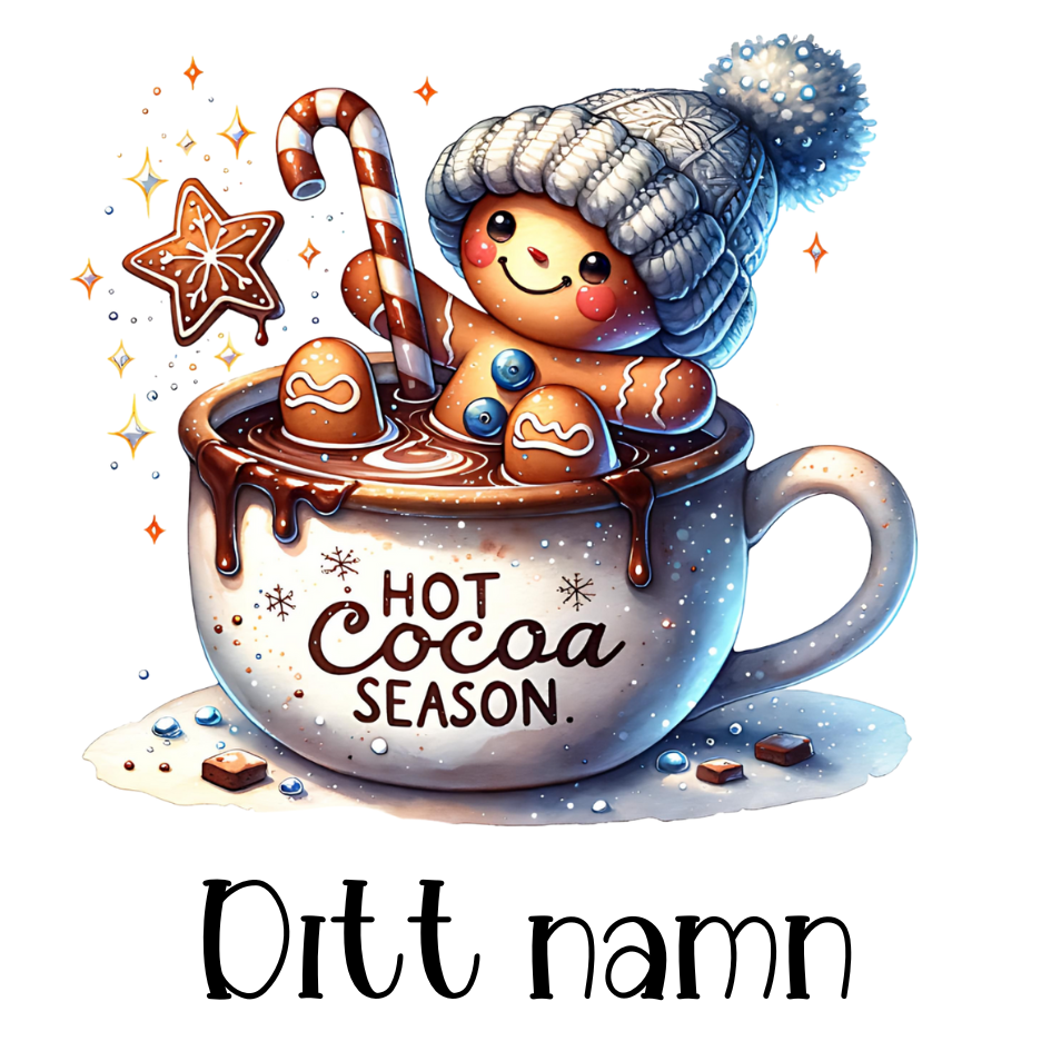 Hot chocolate bar mugg | Personlig mugg med namn