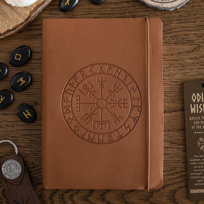Vegvisir vikingkompass anteckningsbok A5