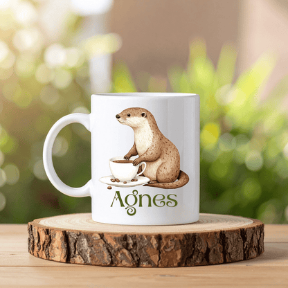 Boho djur mugg | Personlig mugg med namn - Fluflu Handgjorda Smycken & Design