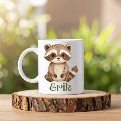 Boho djur mugg | Personlig mugg med namn - Fluflu Handgjorda Smycken & Design