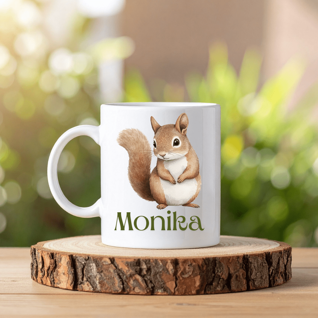 Boho djur mugg | Personlig mugg med namn - Fluflu Handgjorda Smycken & Design