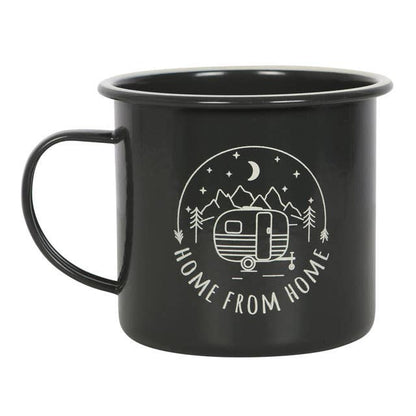 Emaljmugg Camping 'Home from home' - Fluflu Handgjorda Smycken & Design