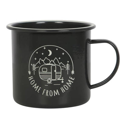 Emaljmugg Camping 'Home from home' - Fluflu Handgjorda Smycken & Design