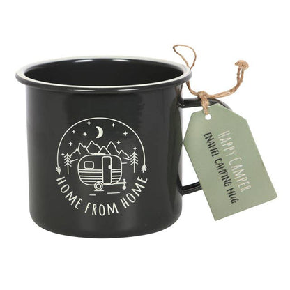 Emaljmugg Camping 'Home from home' - Fluflu Handgjorda Smycken & Design