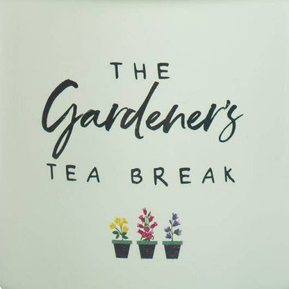 Emaljmugg Gardener's Tea Break - Fluflu Handgjorda Smycken & Design