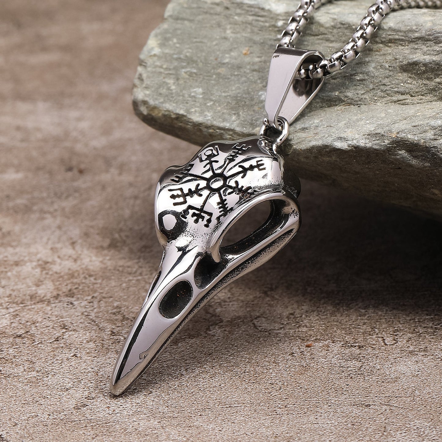 Fågelskalle halsband - Fluflu Handgjorda Smycken & Design