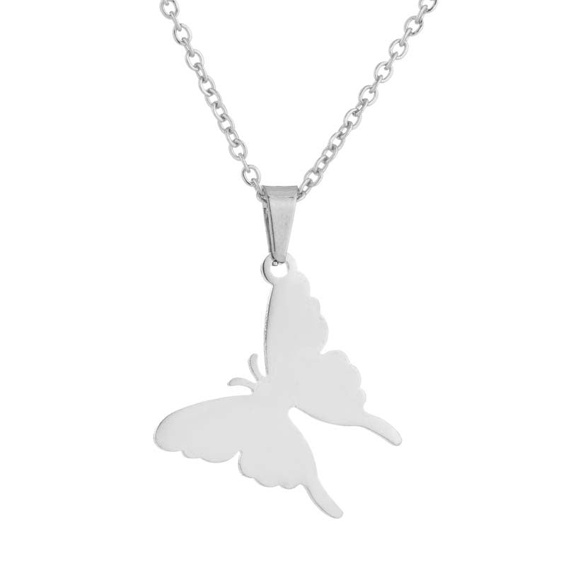 Fjäril smyckesset, örhängen + halsband - Fluflu Handgjorda Smycken & Design