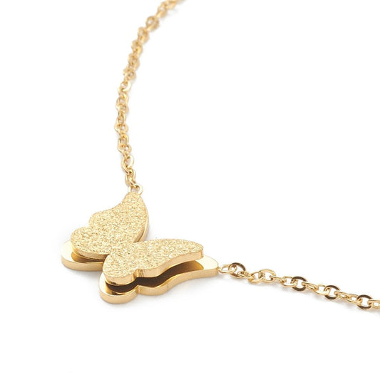 Fjärilar, halsband - Fluflu Handgjorda Smycken & Design