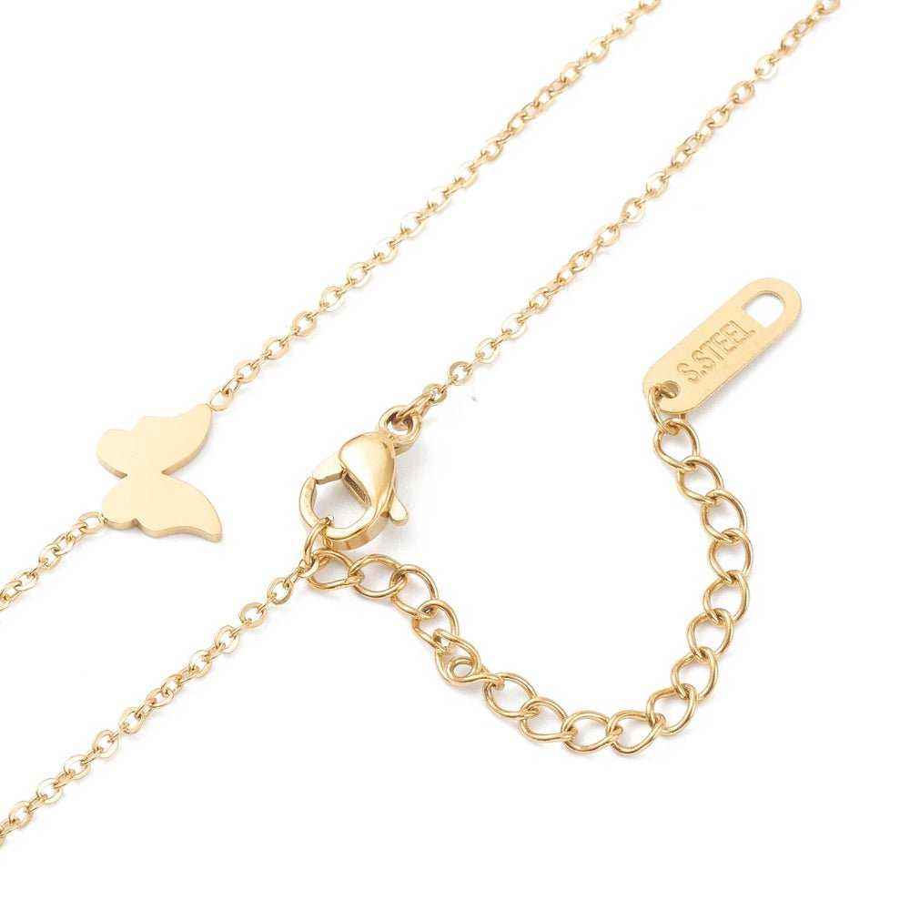 Fjärilar, halsband - Fluflu Handgjorda Smycken & Design