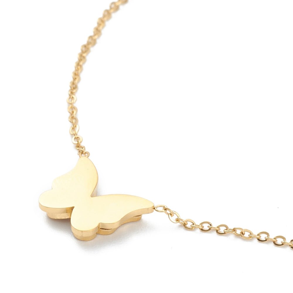 Fjärilar, halsband - Fluflu Handgjorda Smycken & Design