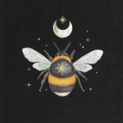 Forest BeepolyCotton Tygväska - Fluflu Handgjorda Smycken & Design