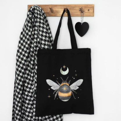 Forest BeepolyCotton Tygväska - Fluflu Handgjorda Smycken & Design