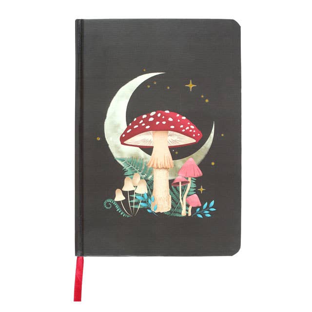 Forest Mushroom A5 anteckningsbok - Fluflu Handgjorda Smycken & Design
