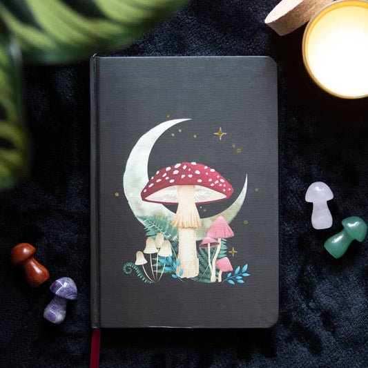 Forest Mushroom A5 anteckningsbok - Fluflu Handgjorda Smycken & Design