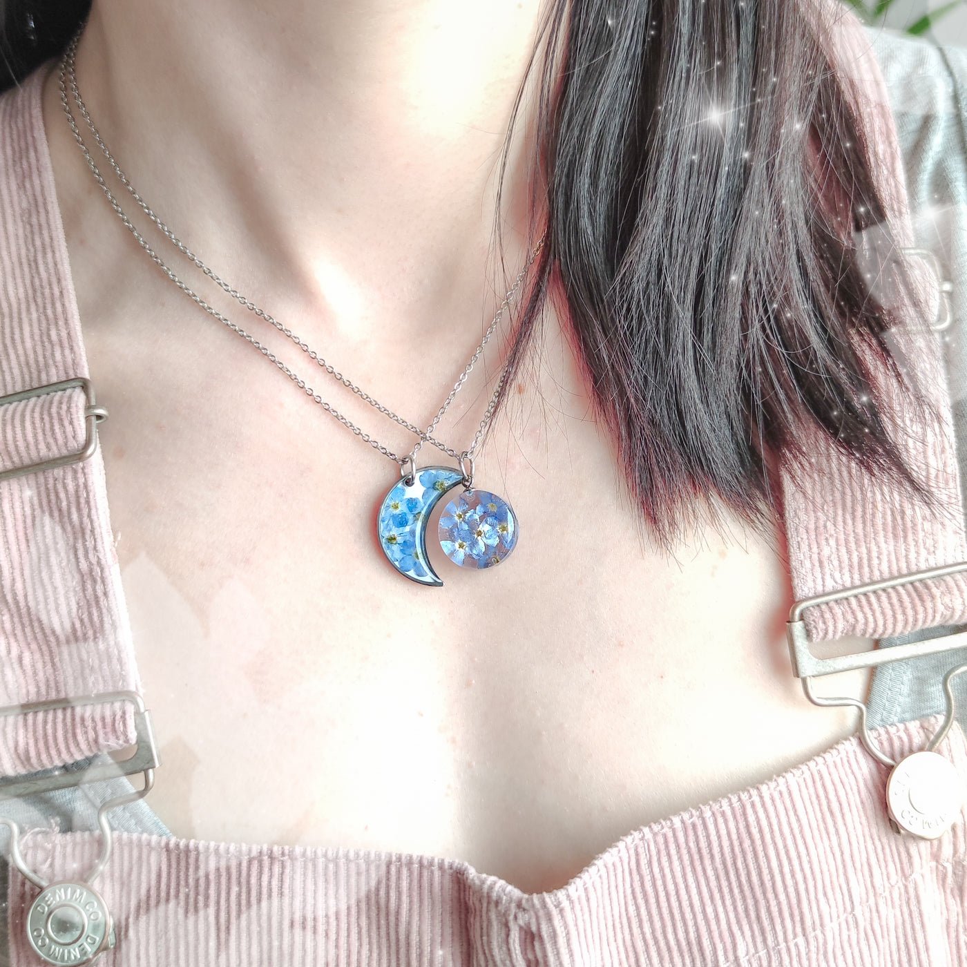 Förgätmigej, runt - Fluflu Handgjorda Smycken & Design