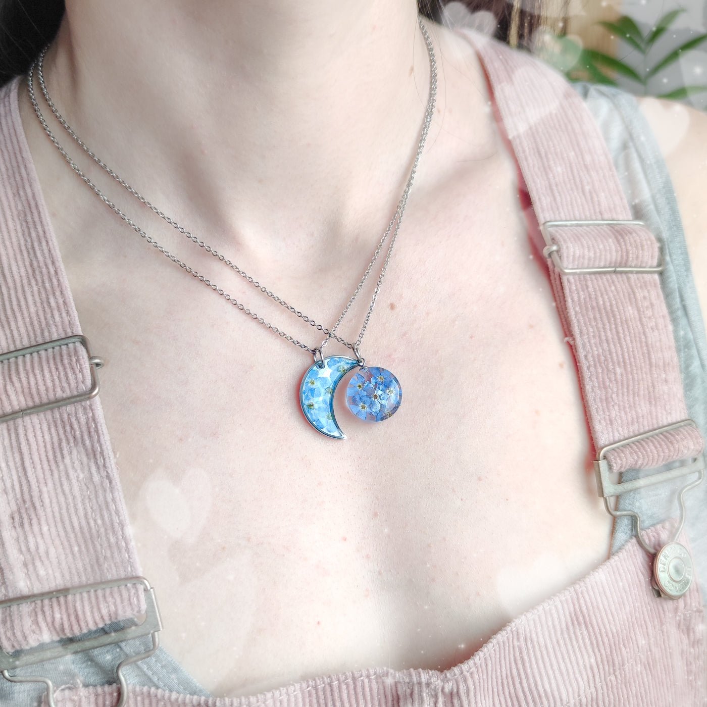 Förgätmigej, runt - Fluflu Handgjorda Smycken & Design