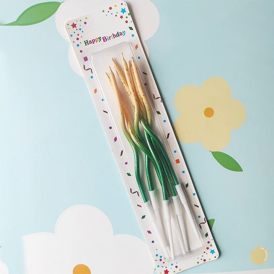 Glittrande födelsedagsljus i färgglada toner - Fluflu Handgjorda Smycken & Design