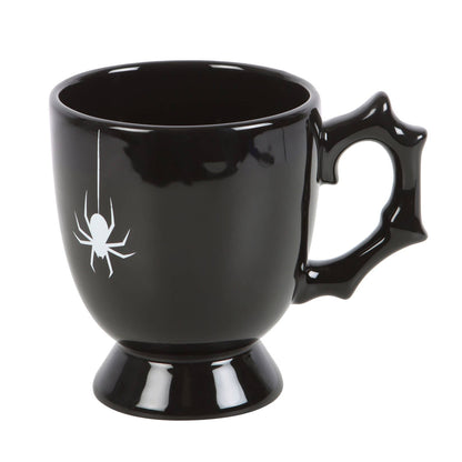 Gotisk Halloween svart spindelkopp - Fluflu Handgjorda Smycken & Design