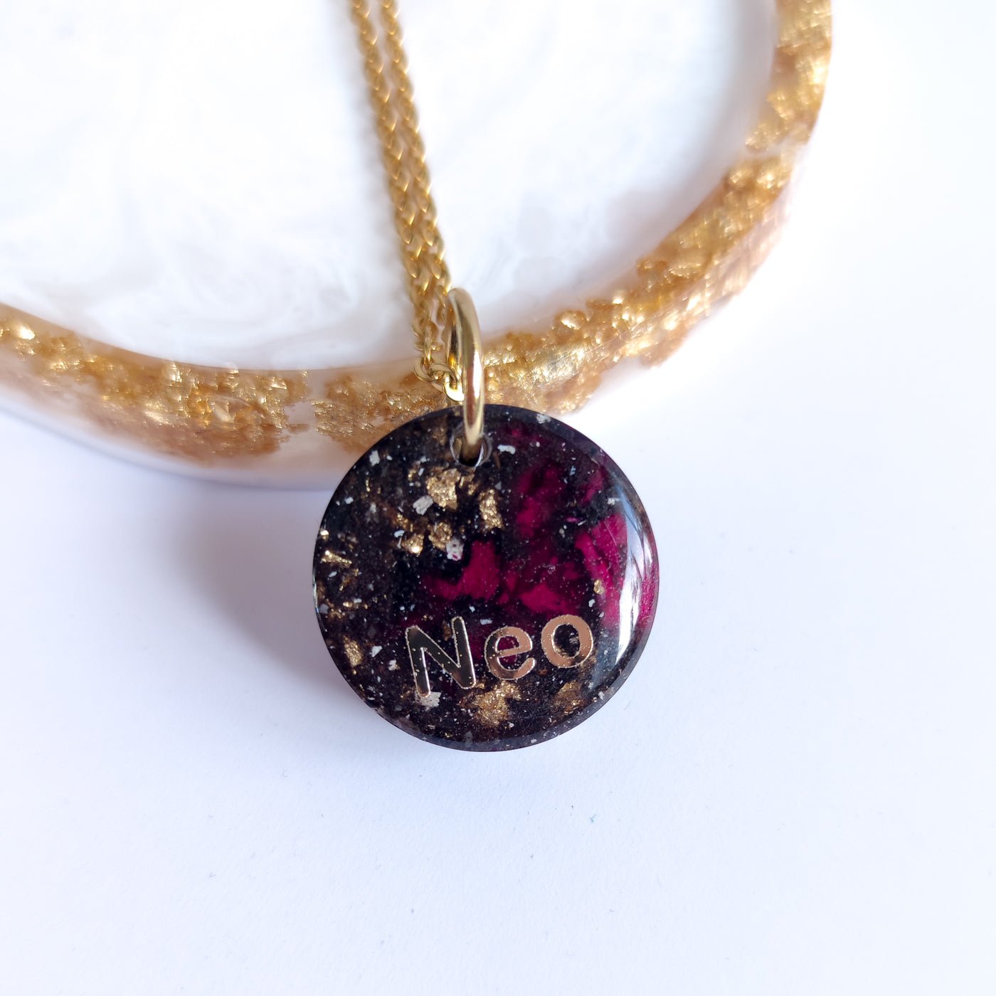 Hänge hjärta med hår/päls/tagel eller aska - Fluflu Handgjorda Smycken & Design